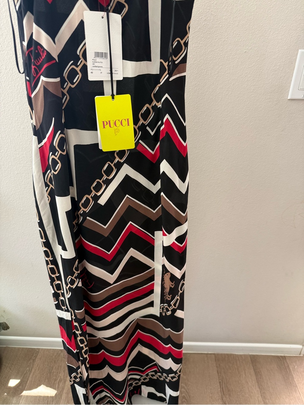 PUCCI Istrice-print long dress - Picture 6 of 14